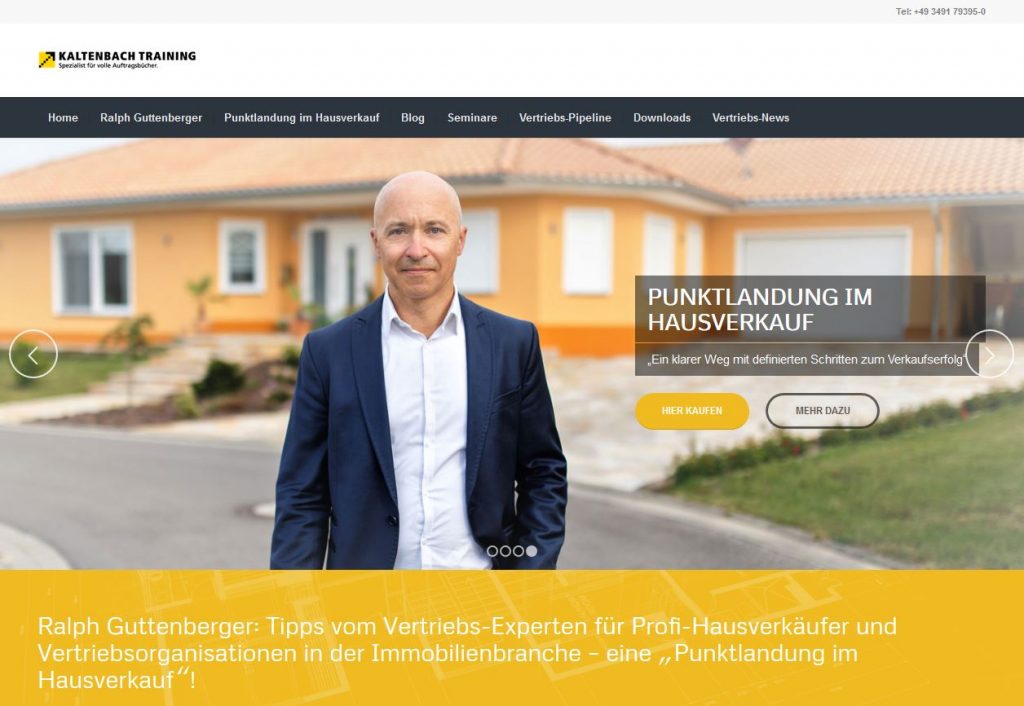 Neue Landingpage „Punktlandung im Hausverkauf“